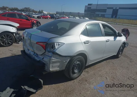 2018 Toyota Corolla Le from USA, damaged, VIN 5YFBURHE3JP819545